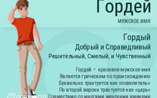 Значение и происхождение имени Гордей: его характеристика