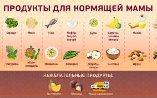 Список продуктов, которые следует употреблять кормящим мамам в роддоме после родов