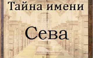 Значение, популярность и происхождение полного имени Сева