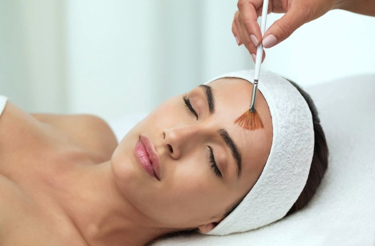 Накладывание пилинга