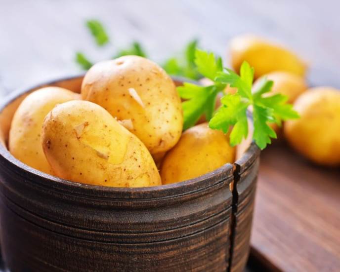 Картофель в тарелке