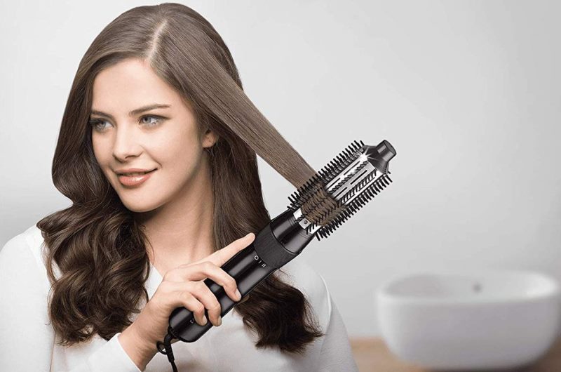Проведение брашинга для волос