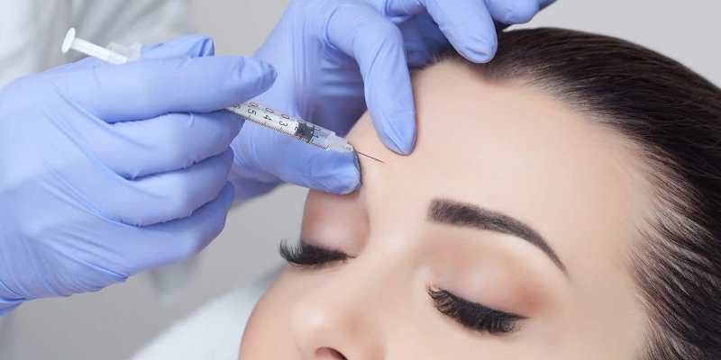 Укол в межбровье