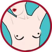 бюст в виде клюковок