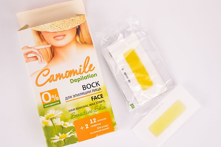 восковые полоски Camomile