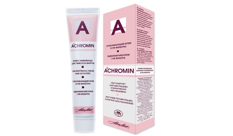 Крем Ахромин отбеливающий на фото