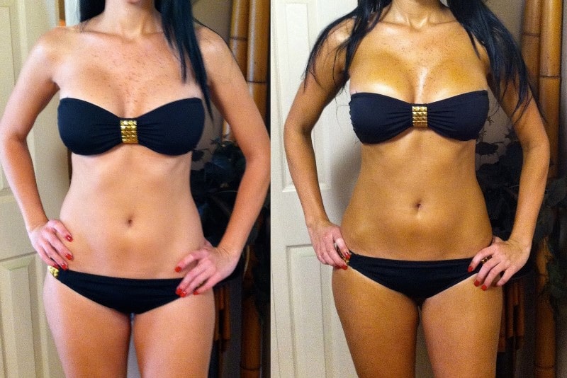 автозагар для тела: до и после