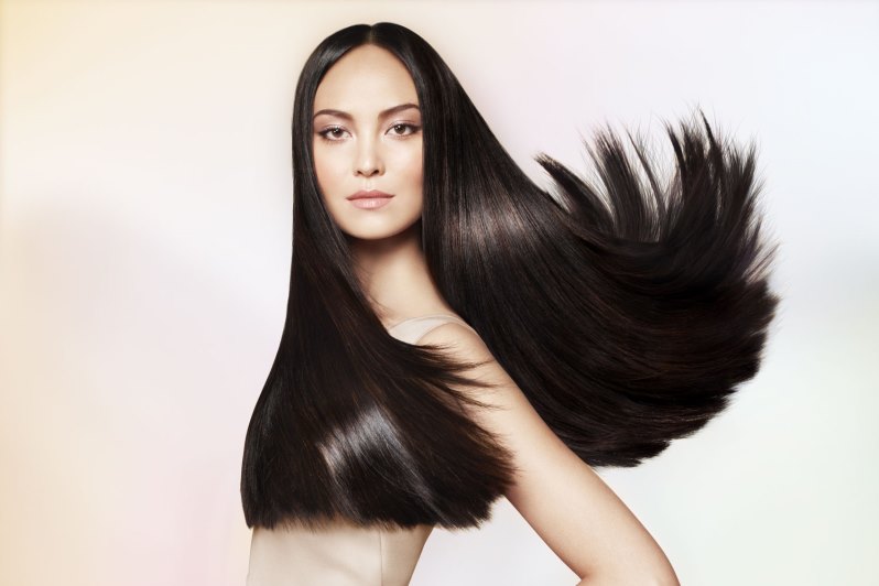 Длинные волосы