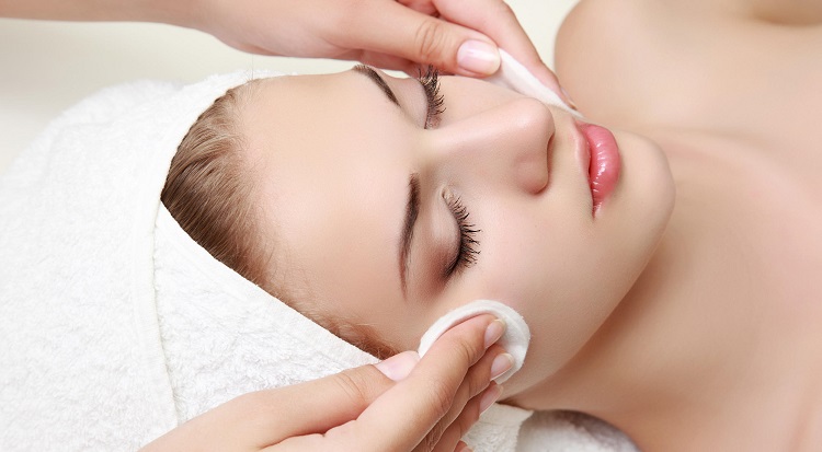 очищение лица ватными дисками