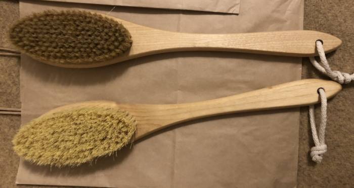 Щетка для сухого массажа кактус