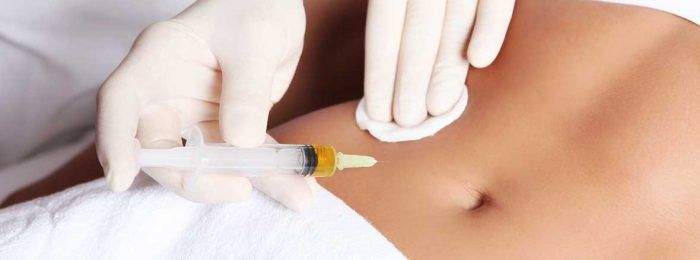 укол в живот