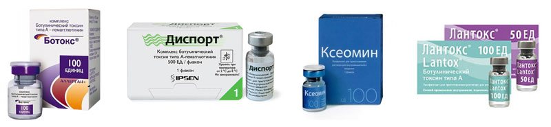 лантокс ксеомин ботокс диспорт