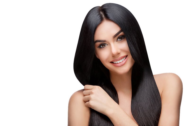 Девушка с красивыми волосами