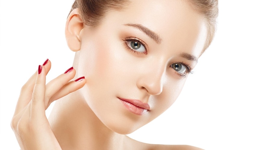 Красивая кожа у девушки
