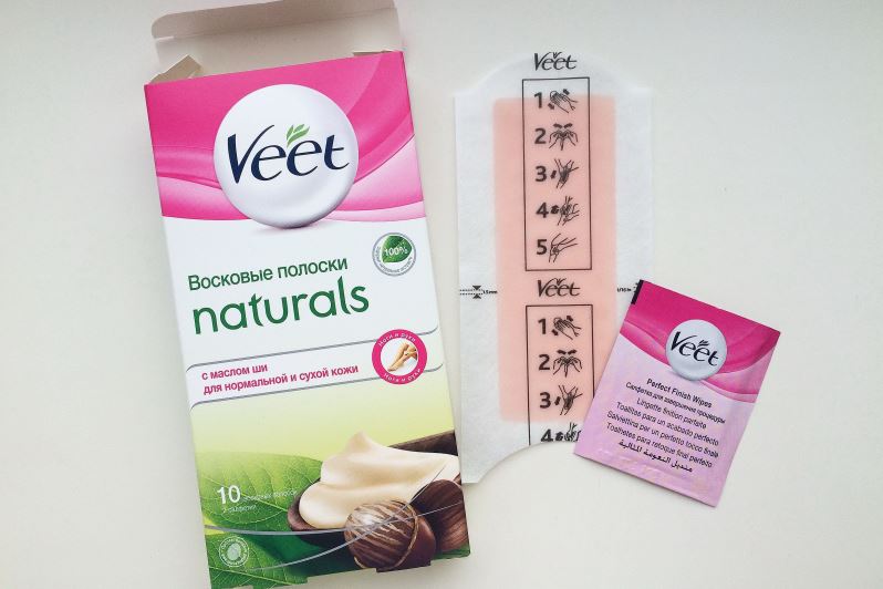 Восковые полоски для лица Вит