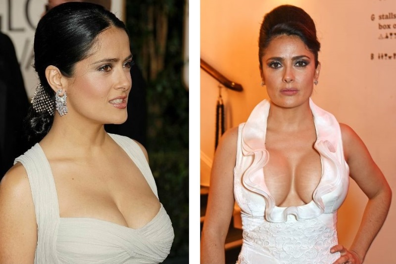 Сальма Хайек и растяжки на теле