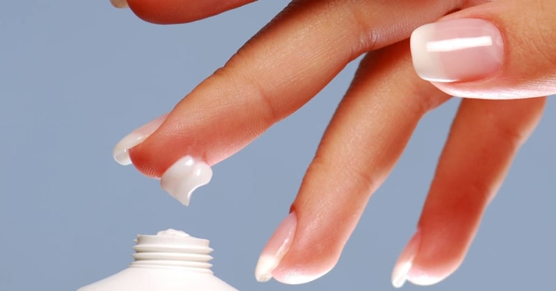 Наносится крем