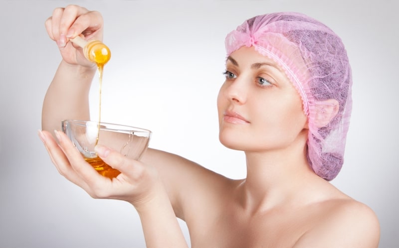 Приготовление маски с медом