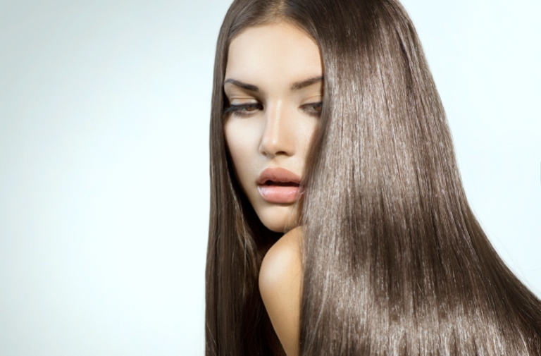Красивые ровные волосы