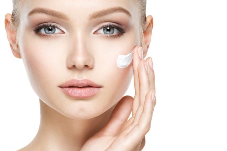 Крем на лице