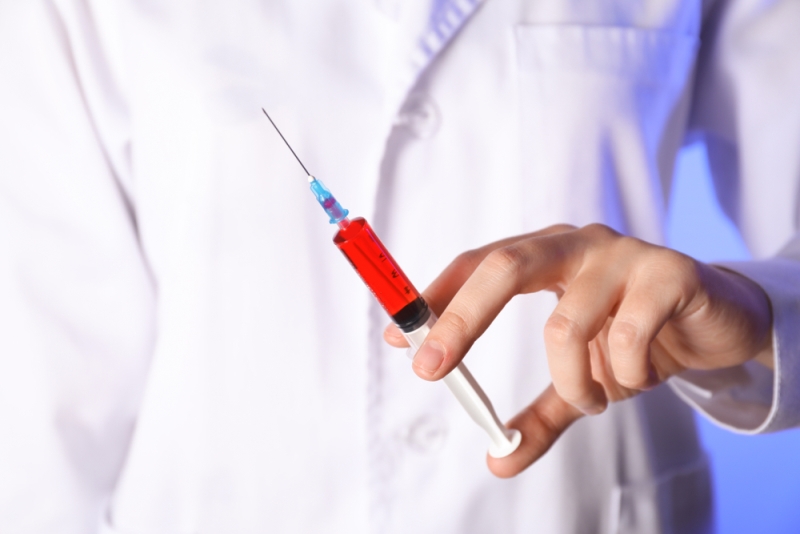 Укол в руке